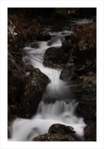 Une cascade prise au filtre ND